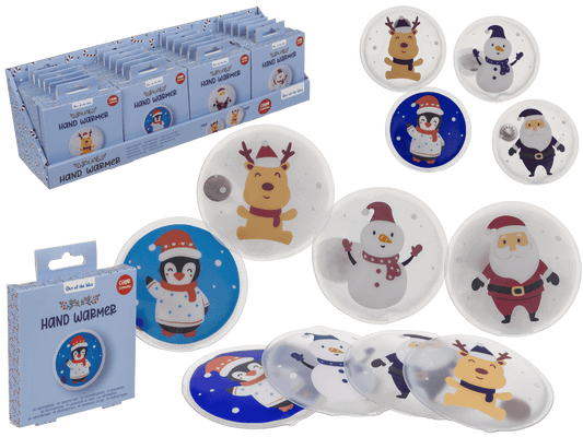 Hand warmer with color reaction, Santa's Friends,