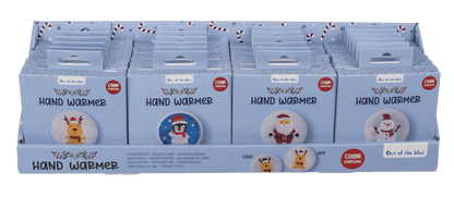Hand warmer with color reaction, Santa's Friends,