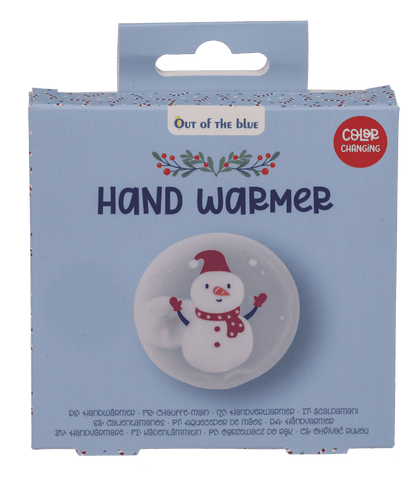 Hand warmer with color reaction, Santa's Friends,