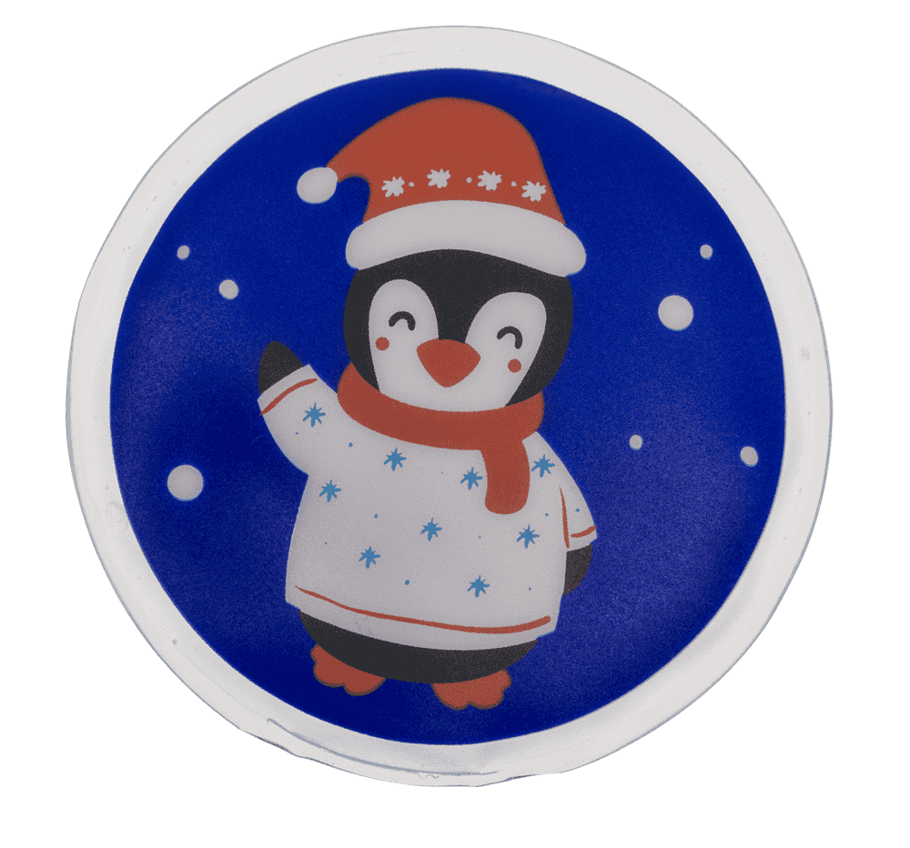 Hand warmer with color reaction, Santa's Friends,