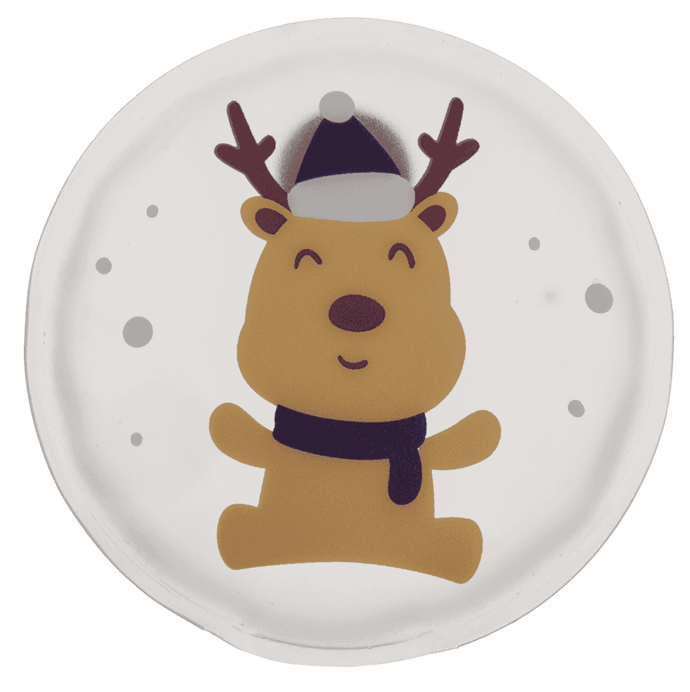 Hand warmer with color reaction, Santa's Friends,