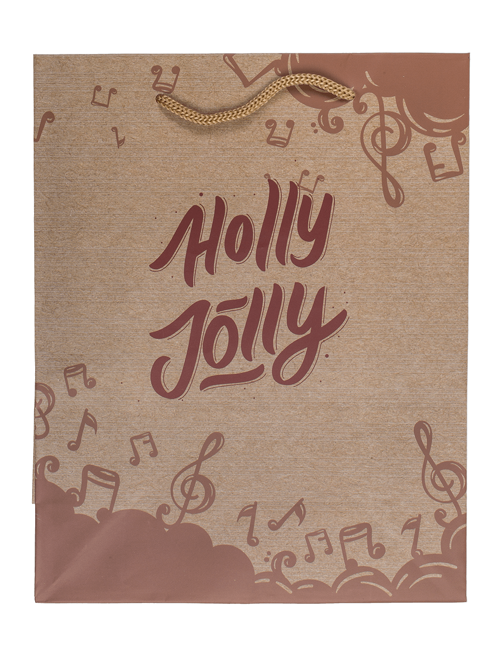 Paper gift bag, Retro Christmas,