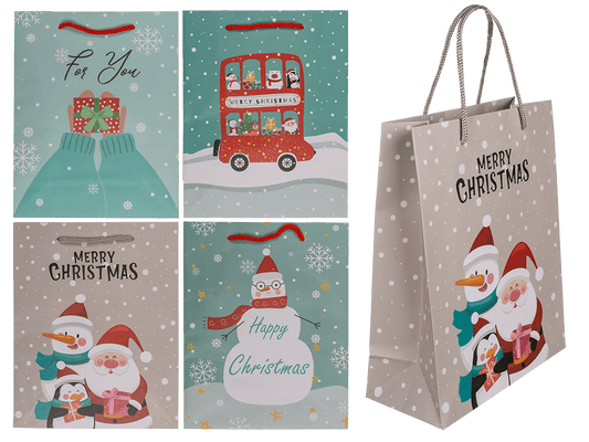 Paper gift bag, Winter Wonderland,