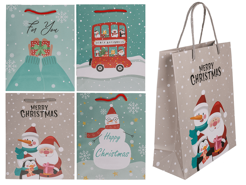 Paper gift bag, Winter Wonderland,