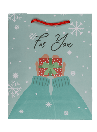 Paper gift bag, Winter Wonderland,