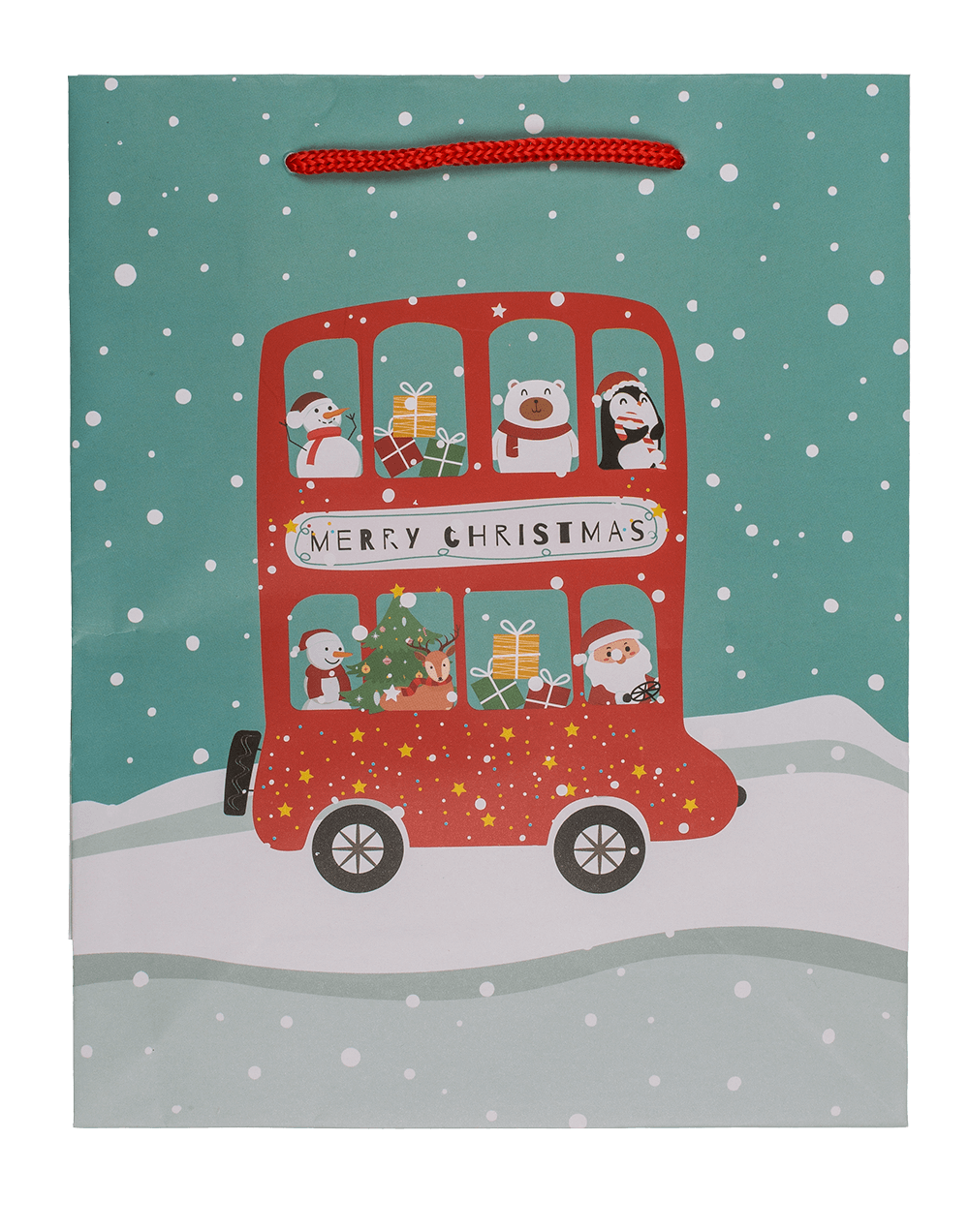 Paper gift bag, Winter Wonderland,