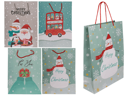 Paper gift bag, Winter Wonderland,