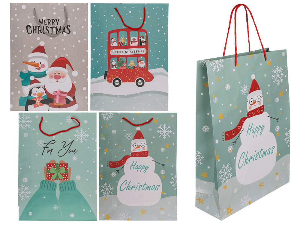 Paper gift bag, Winter Wonderland,