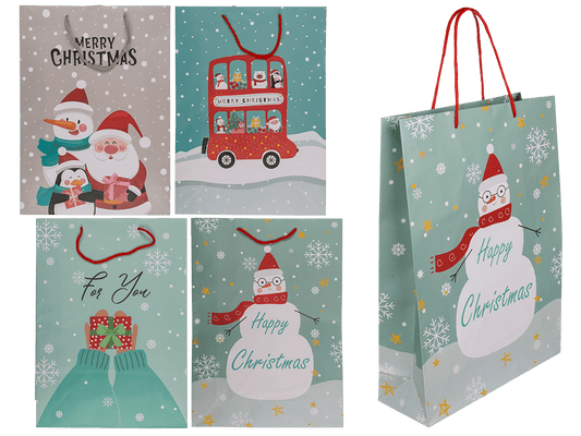 Paper gift bag, Winter Wonderland,