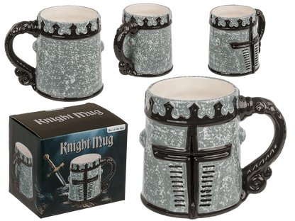 Mug, Knight's armour visor, 14,5 x 11 cm,