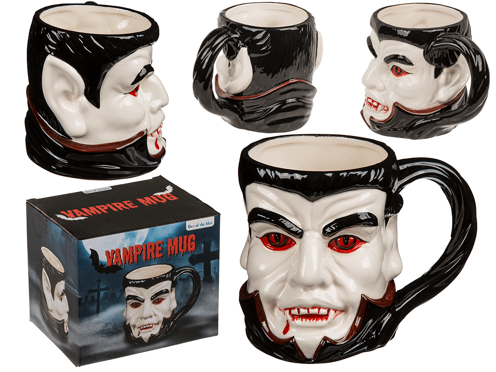 Mug, Vampire, 15 x 11,5 cm, stoneware