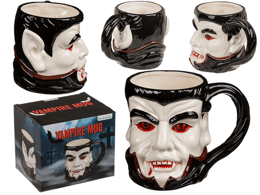 Mug, Vampire, 15 x 11,5 cm, stoneware