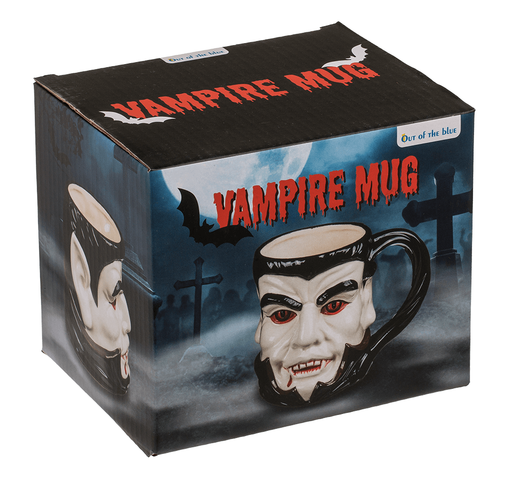 Mug, Vampire, 15 x 11,5 cm, stoneware