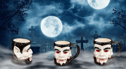 Mug, Vampire, 15 x 11,5 cm, stoneware