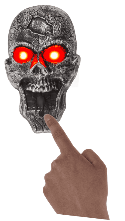 Doorbell, Skeleton, with Sound,14 x 28 cm,