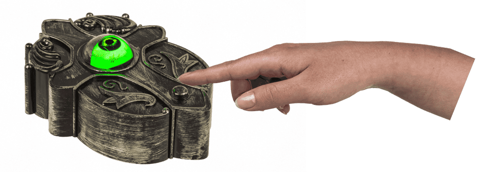 Blinking doorbell, with sound and LED,