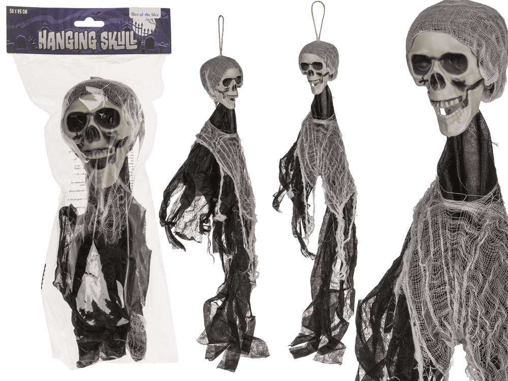 Hanging skull decor. 50 x 85 cm,