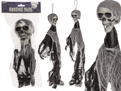 Hanging skull decor. 50 x 85 cm,