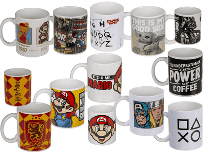 Item set, Licensed Mugs,