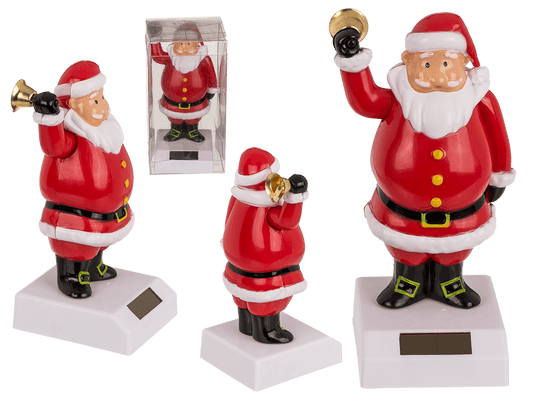 Moveable figurine, Santa Claus with bell,