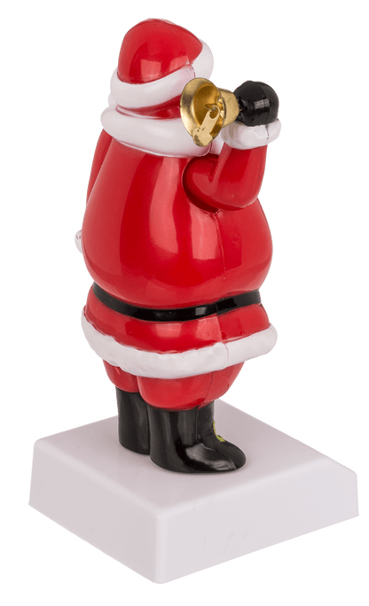 Moveable figurine, Santa Claus with bell,