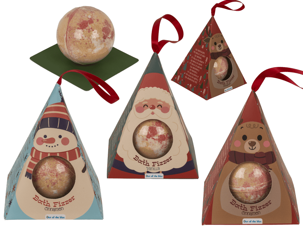 Fizzy bath bomb, X-Mas Friends, 100g,