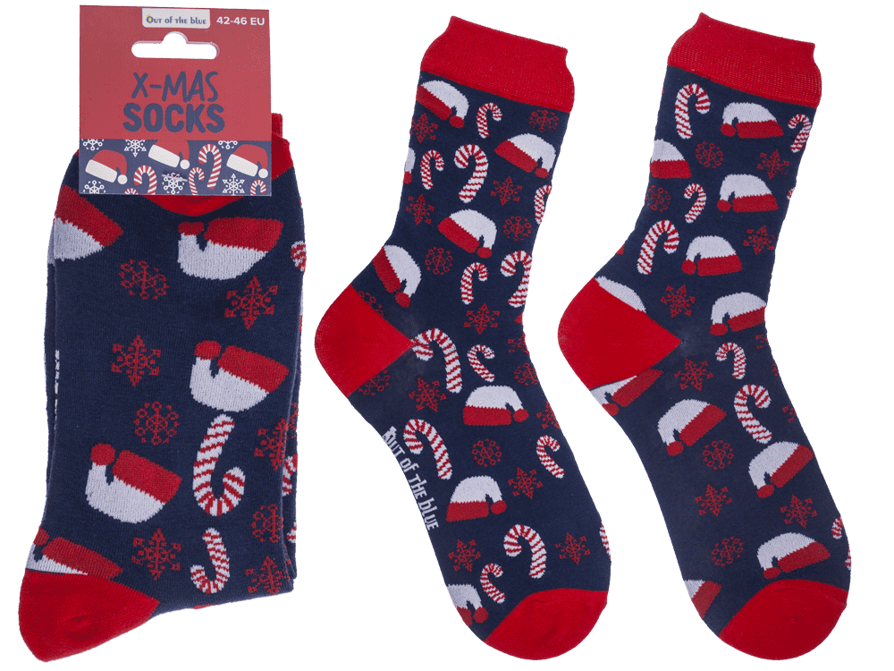 Socks, Christmas, size 42-46,