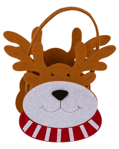 Gift bag, Christmas, felt material,