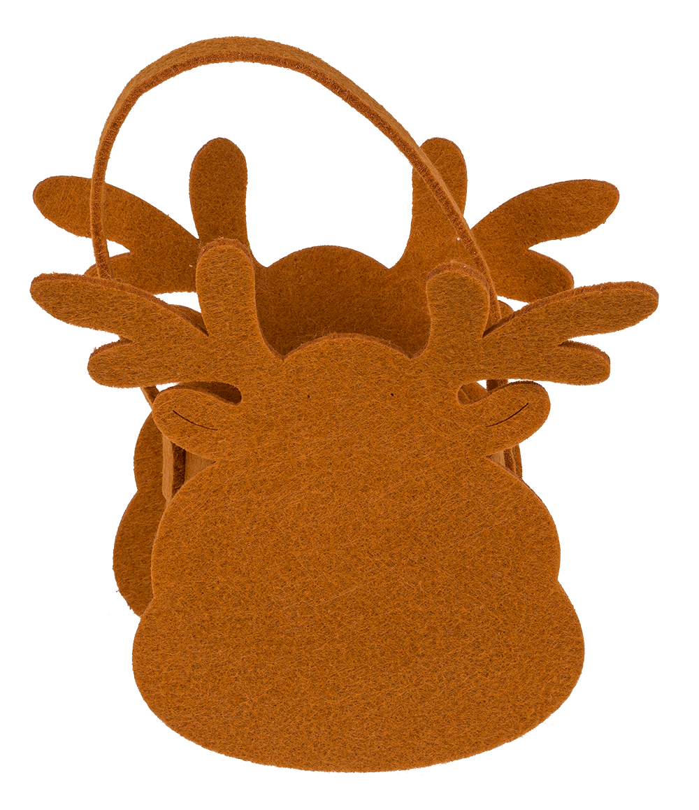 Gift bag, Christmas, felt material,