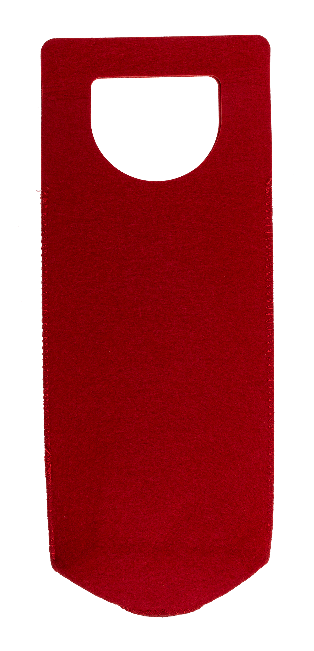 Bottle bag, Rudolph, felt material, ca. 15 x 37 cm