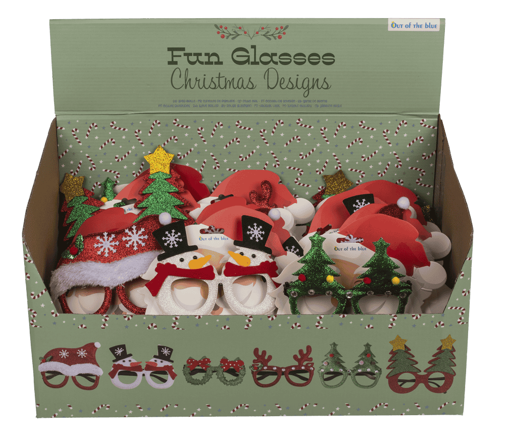 Fun glasses, Christmas,