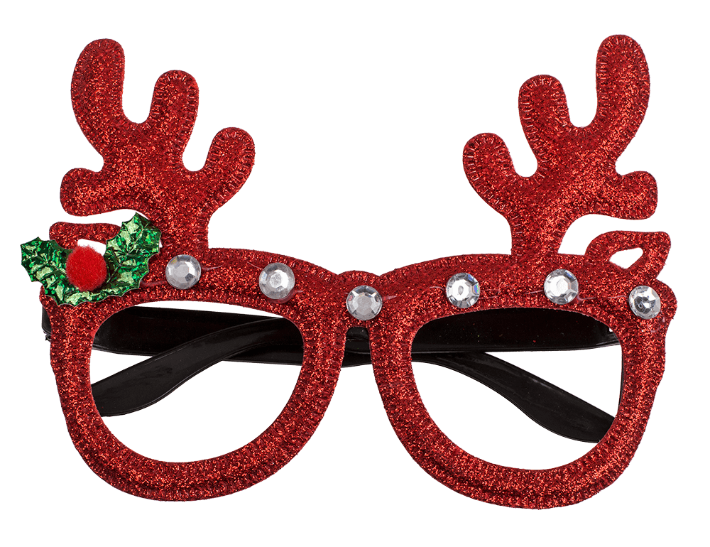 Fun glasses, Christmas,