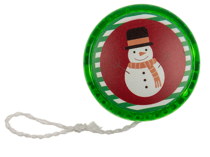 Yoyo with light, Santa & Snowman, incl. battery,