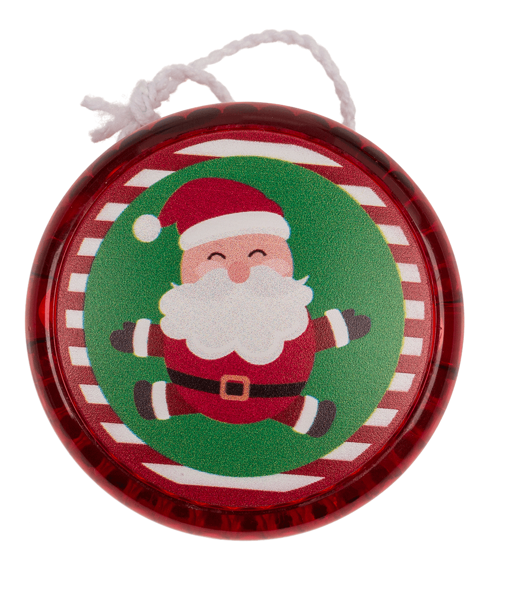 Yoyo with light, Santa & Snowman, incl. battery,