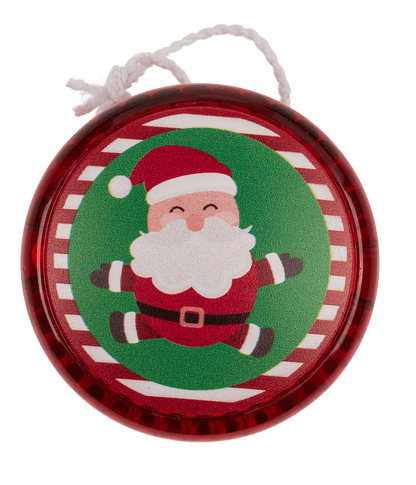 Yoyo with light, Santa & Snowman, incl. battery,