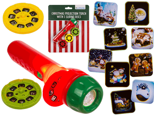 Projection torch, Christmas, incl. 3 x AG13,