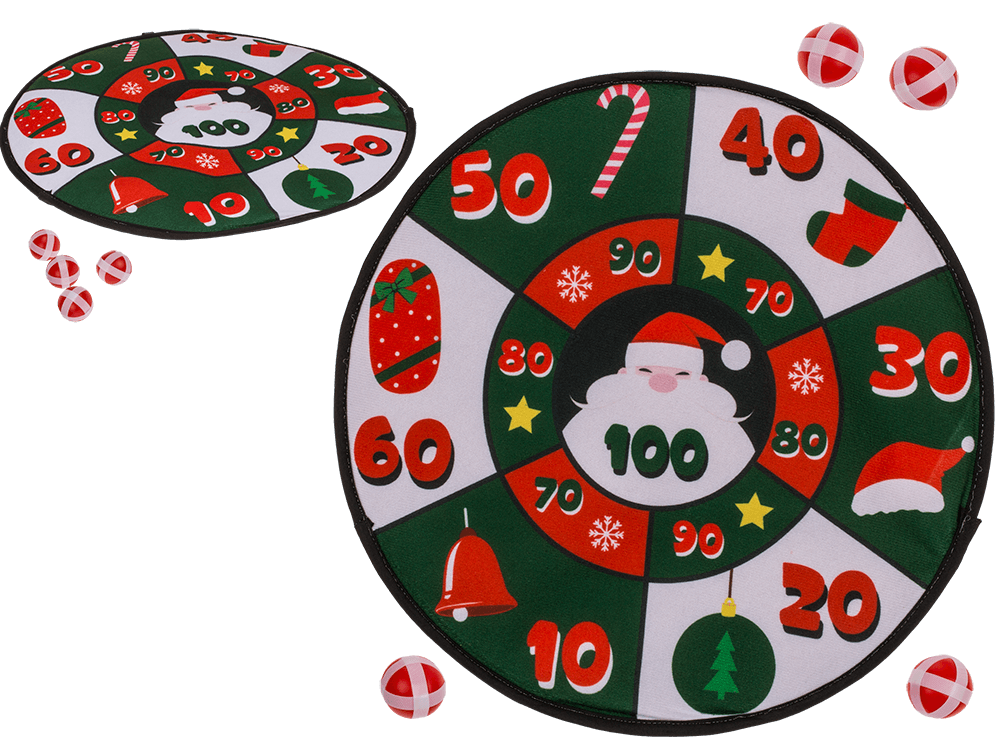 Felt dartboard, Christmas, D.: 35 cm