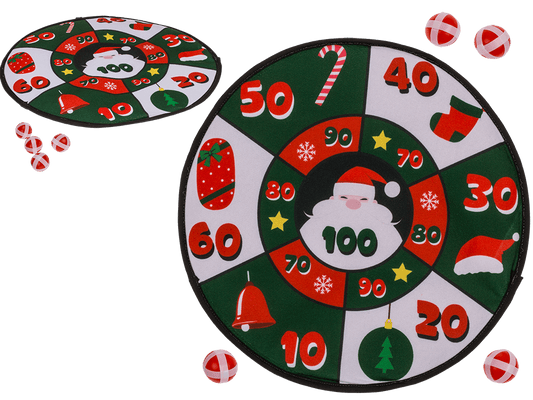 Felt dartboard, Christmas, D.: 35 cm