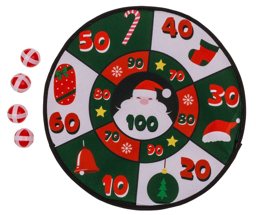 Felt dartboard, Christmas, D.: 35 cm