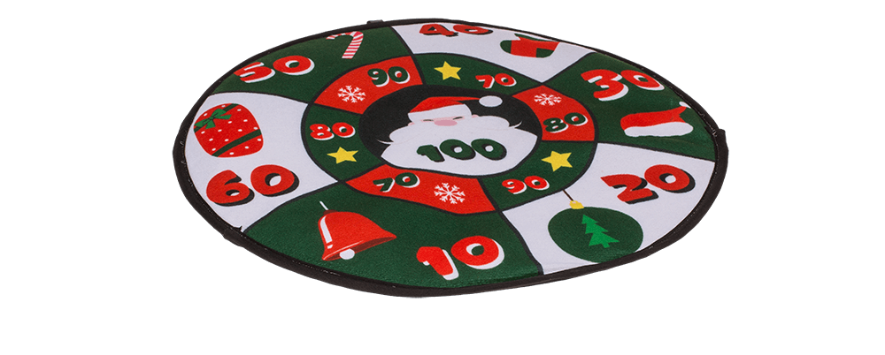 Felt dartboard, Christmas, D.: 35 cm