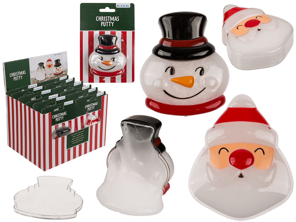 Christmas Putty, ca. 110 g, 2 asstd.,
