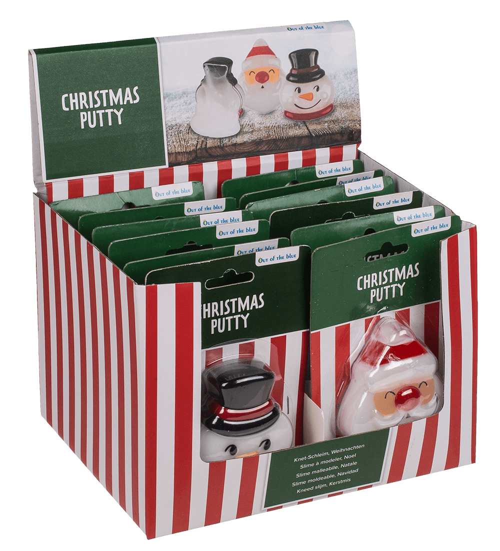 Christmas Putty, ca. 110 g, 2 asstd.,