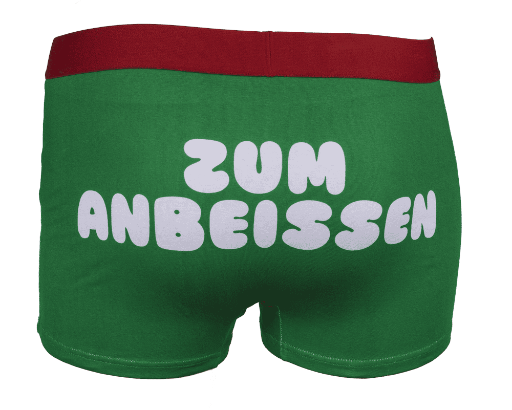 Christmas boxer shorts, Zum Anbeissen,