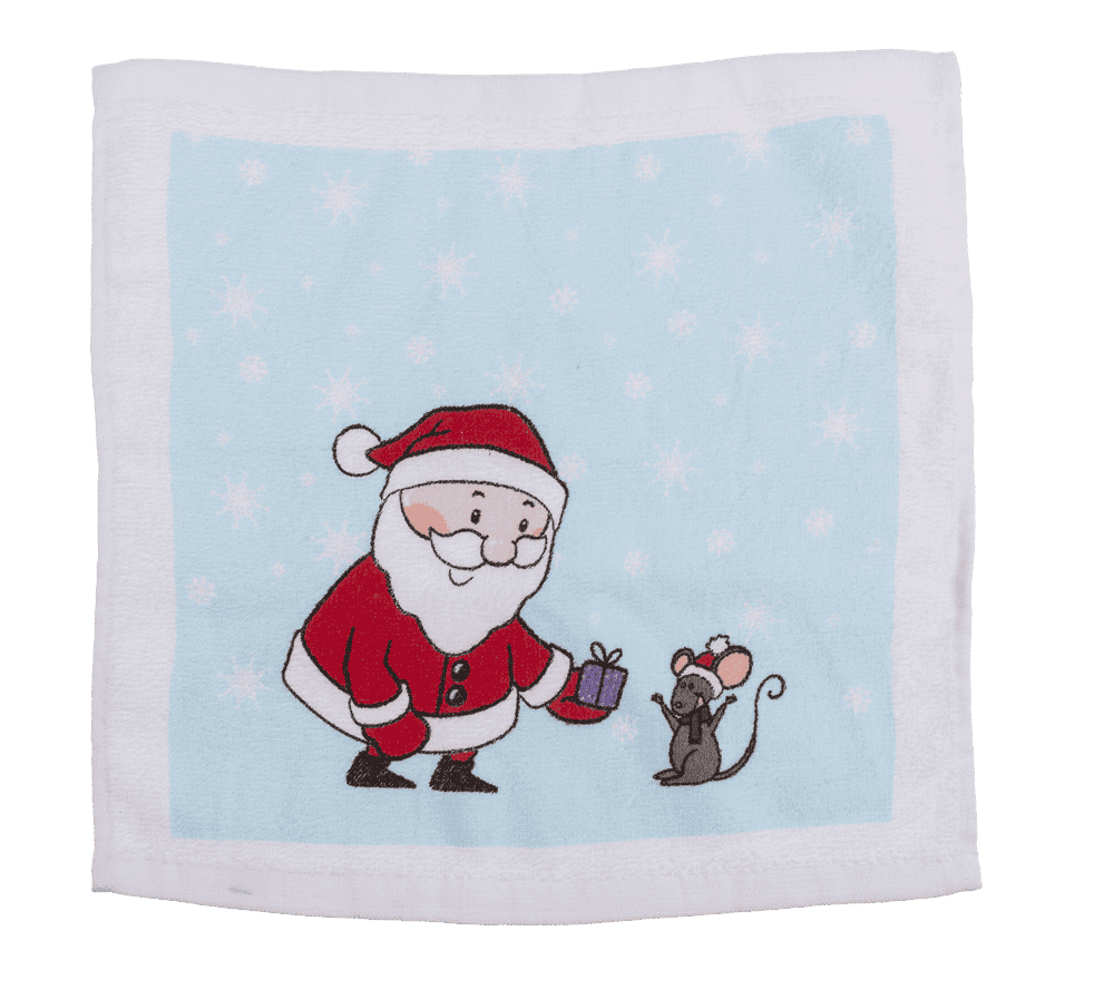 Magic cotton towel, Christmas,