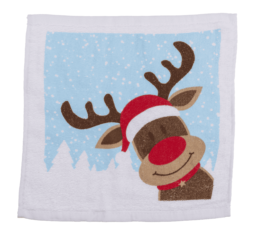 Magic cotton towel, Christmas,