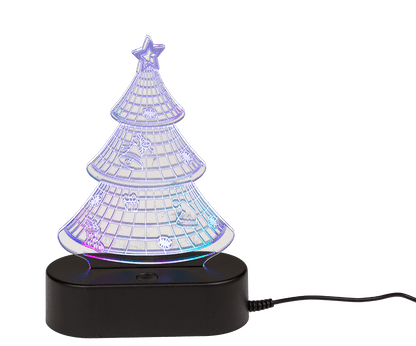 3D-Lamp, Christmas Tree, ca. 19 cm,
