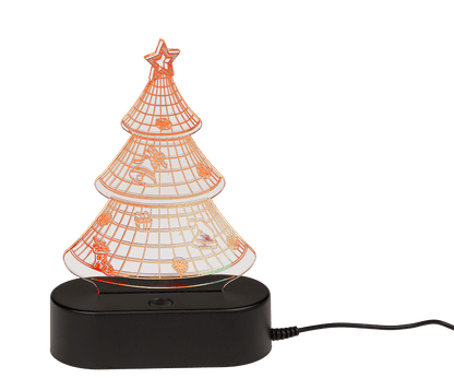 3D-Lamp, Christmas Tree, ca. 19 cm,