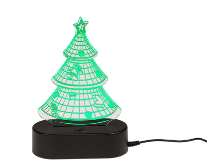 3D-Lamp, Christmas Tree, ca. 19 cm,