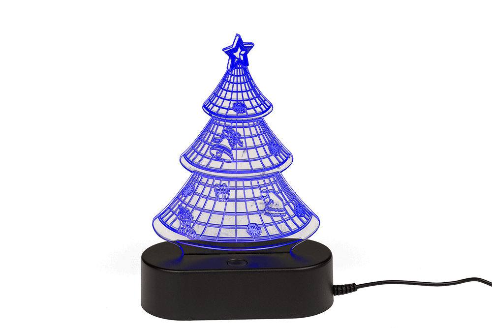 3D-Lamp, Christmas Tree, ca. 19 cm,
