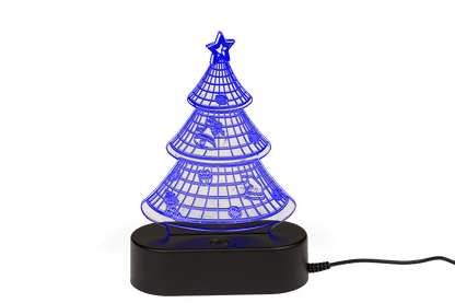 3D-Lamp, Christmas Tree, ca. 19 cm,